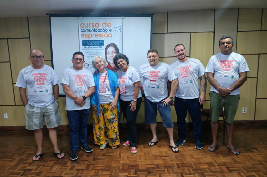A FETERC esteve presente no curso de Comunicação e Expressão para Dirigentes Sindicais, realizado nos dias 19 e 20 de março, em Salvador/BA, em apoio ao SINTERCOBA.