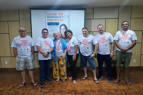 A FETERC esteve presente no curso de Comunicação e Expressão para Dirigentes Sindicais, realizado nos dias 19 e 20 de março, em Salvador/BA, em apoio ao SINTERCOBA.